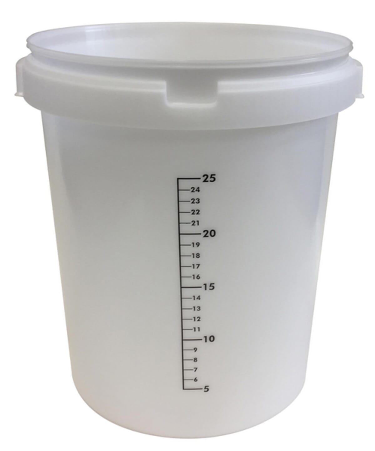 Gripline Plastic bucket with scale