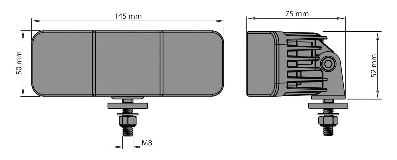 LEDSON Hydra30 Angled 30W Work Light