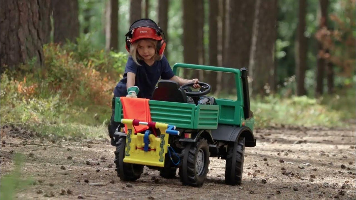 R038244 Pedal tractor, Mercedes Benz, Unimog Forestry