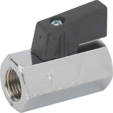 Hexagonal mini ball valve female-female type MBV..I