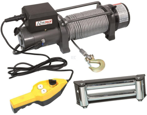 Ribitech Electric winch 12V - 1100/4000kg