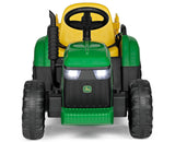 Peg Perego John Deere Farm Power 12V Electric Tractor with Trailer