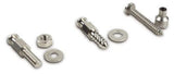 Fixing screws for tarpaulins