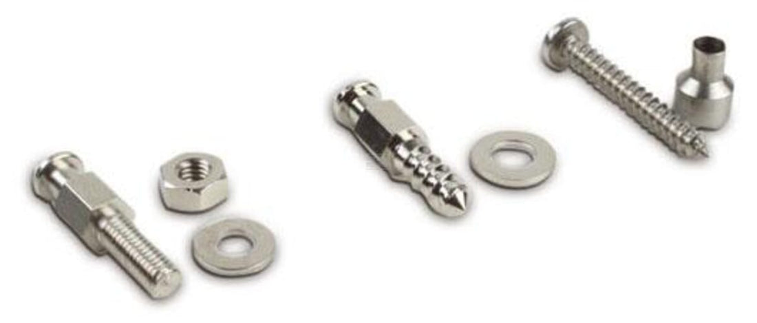 Fixing screws for tarpaulins