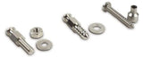 Fixing screws for tarpaulins