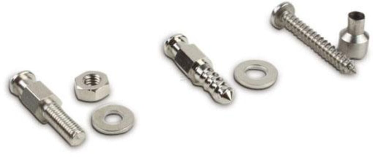 Fixing screws for tarpaulins