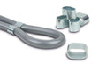 Press clamps for rope