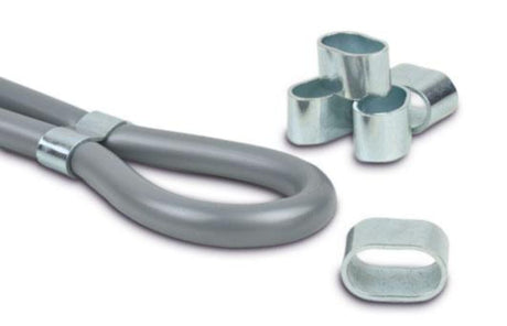 Press clamps for rope