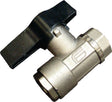 Brass 2-way ball valve 210 bar