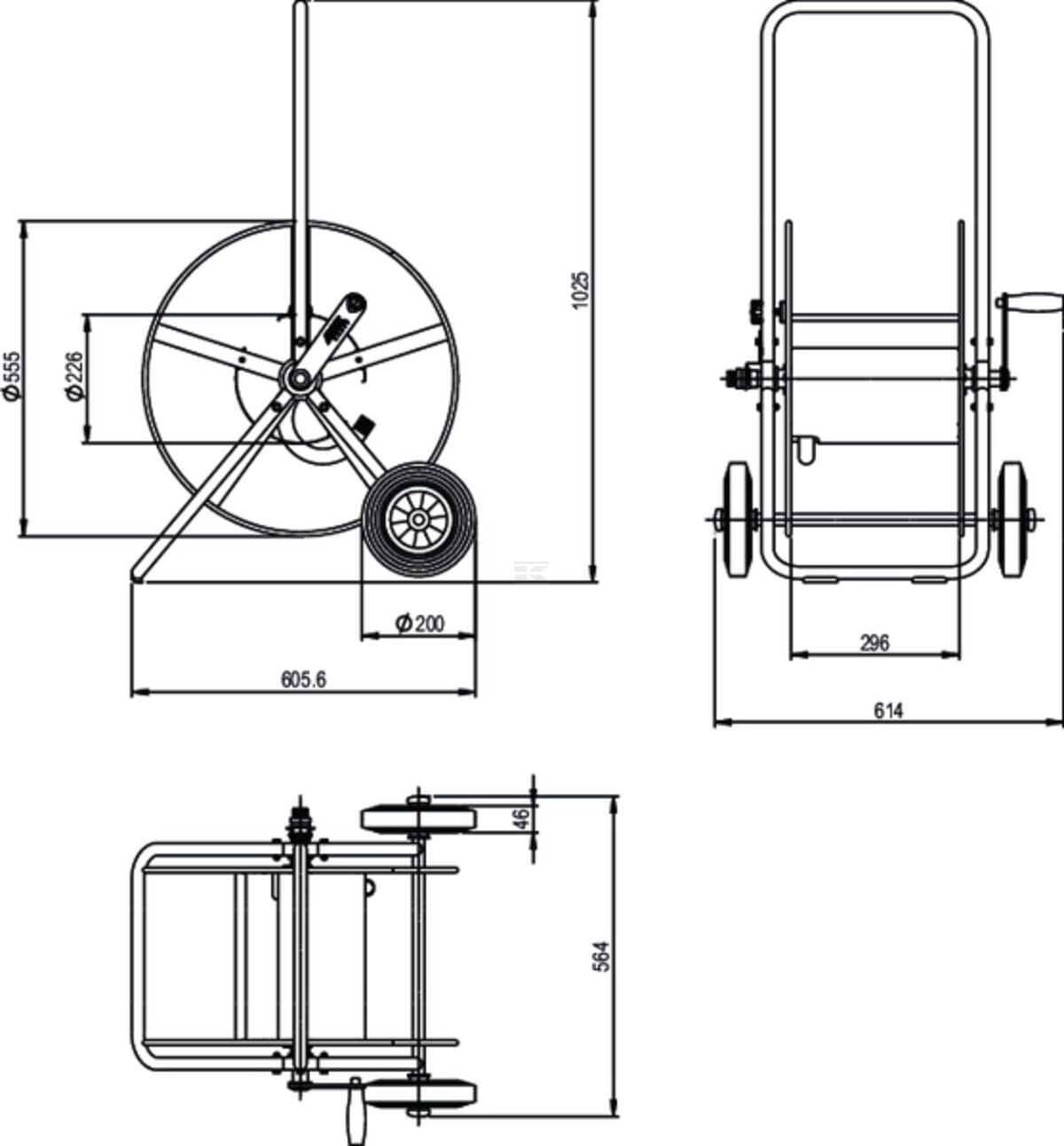 ALBA-Krapf Hose cart Alba+ Star II