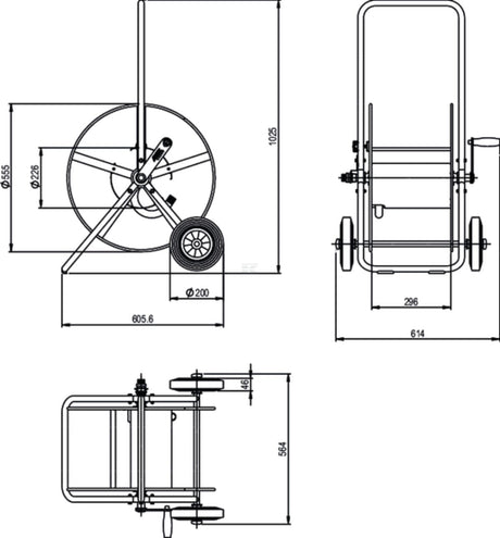 ALBA-Krapf Hose cart Alba+ Star II
