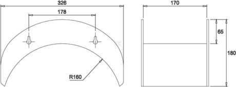 ALBA-Krapf Wall hose bracket Alba+ BIG