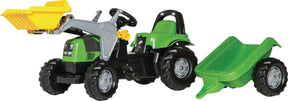 Rolly Toys R02319 RollyKid Deutz with Kid front loader and trailer