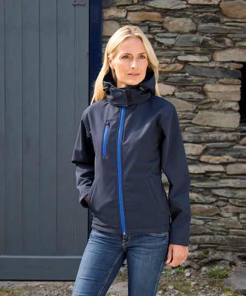 Result Women's TX Performance Hooded Softshell Jacket (R230F)