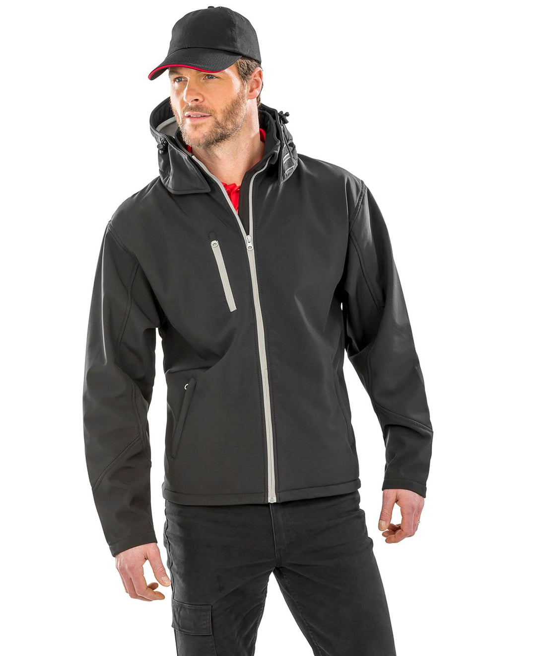Result Core TX Performance Hooded Softshell Jacket (R230M)