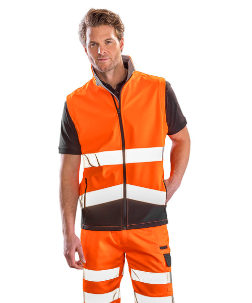 Result Printable Safety Softshell Gilet (R451X)