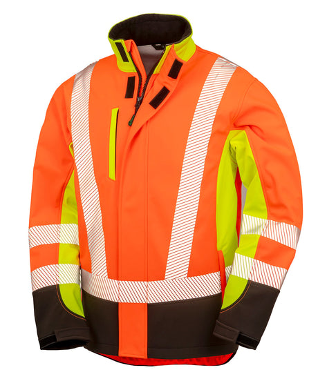 Result Recycled 3-Layer Printable 3-Tone Safety Softshell (R506X)