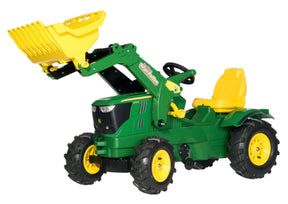 Rolly Toys R61110 John Deere 6210R with front loader and air wheels
