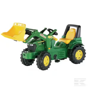 Pedal tractor with front loader, John Deere Rolly Toys R71002
