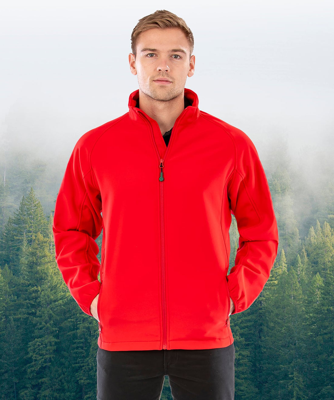Result Men's Recycled 2-Layer Printable Softshell Jacket (R901M)