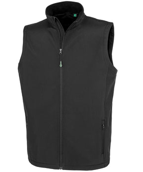 Result Men's Recycled 2-Layer Printable Softshell Bodywarmer (R902M)