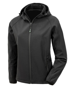 Result Women’S Recycled 3-Layer Printable Hooded Softshell (R911F)