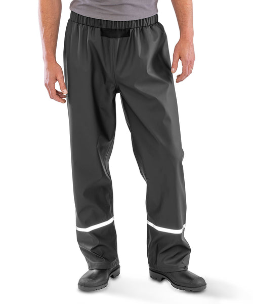 Result Prism PU Waterproof Trousers with Reflective Bands and Recycled Backing (R916X)