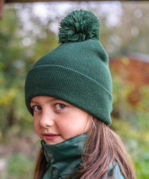 Result Junior Pom Pom Beanie (RC28J)