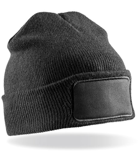 Result Recycled Double Knit Printers Beanie (RC927)