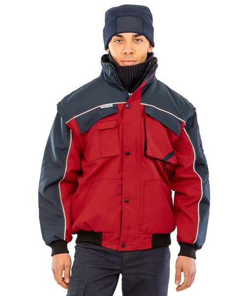 Result Work-Guard Zip Sleeve Heavy-Duty Pilot Jacket (RE71A)