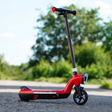 Prizm Kids 12V Electric Scooter with Flashlights and Headlight Red