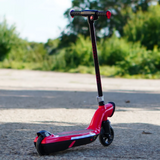 Prizm Kids 12V Electric Scooter with Flashlights and Headlight Red