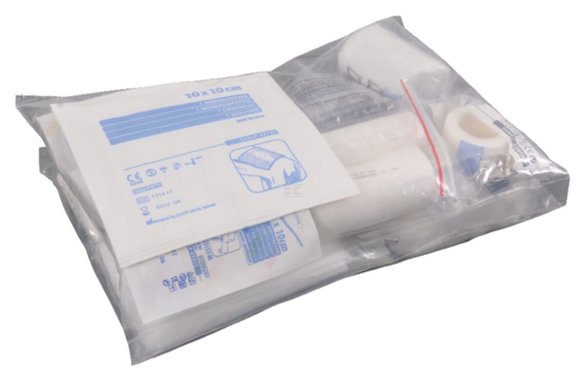 Sanaplast Contents for company first aid box
