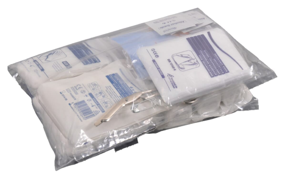 Sanaplast Contents for lorry first aid box