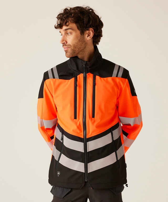 Regatta Hi-Vis X-Pro 3-Layer Softshell Jacket (Class 2) (RG478)