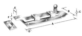 Brenton Lock with Cranked Slide