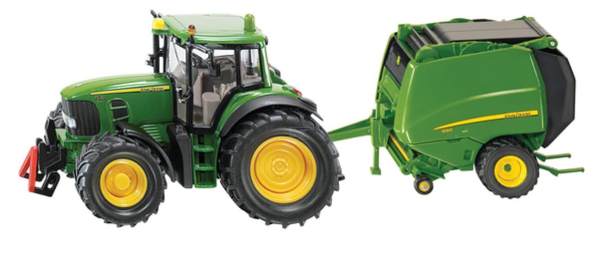 Siku S01665 John Deere 6920 with round baler