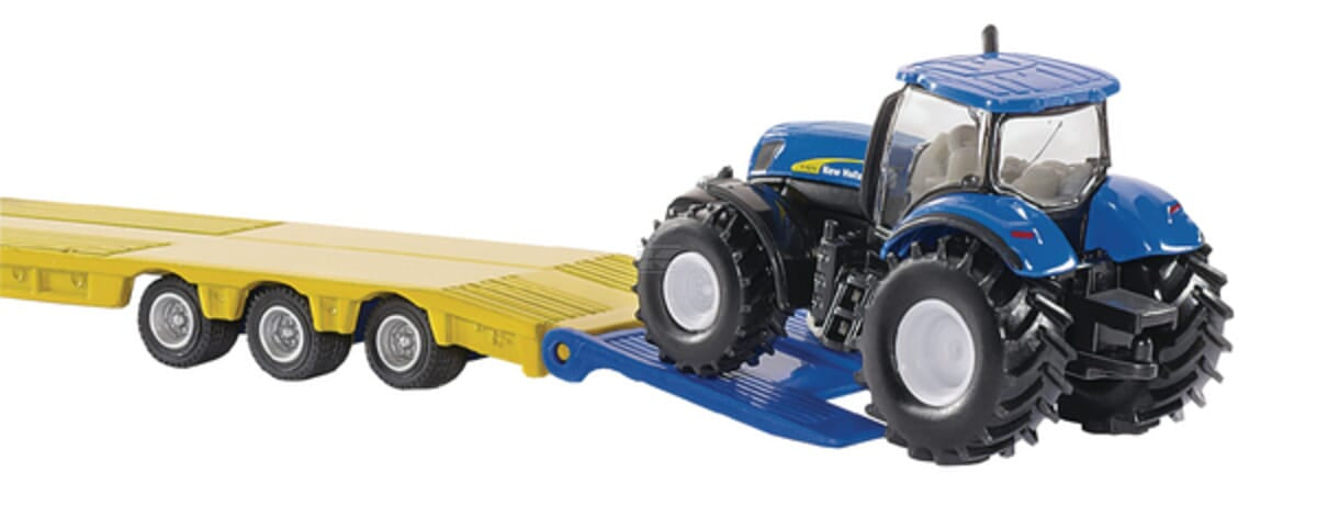 Siku S01805 Truck with 2 New Holland tractors