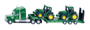 Siku S01837 Low loader with 2 John Deere Tractors