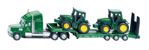 Siku S01837 Low loader with 2 John Deere Tractors