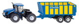 Siku S01947 New Holland with silage trailer