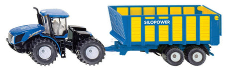 Siku S01947 New Holland with silage trailer