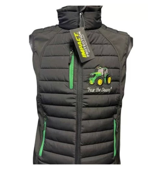 KIDS IMPACT HYBRID GIILET  Green TRACTOR & TANKER