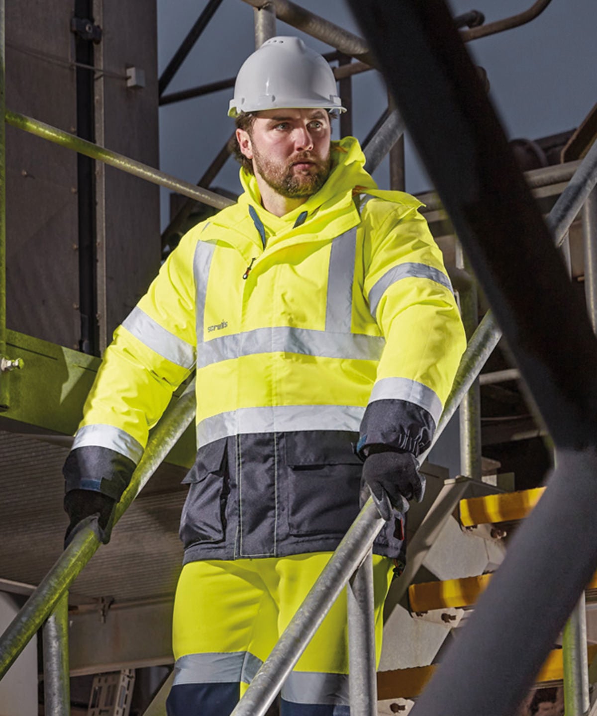 Scruffs High-Visibility Waterproof Jacket (SH090)