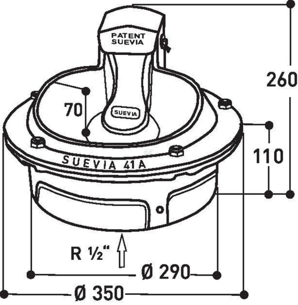 Drinking Bowl model 41A Suevia