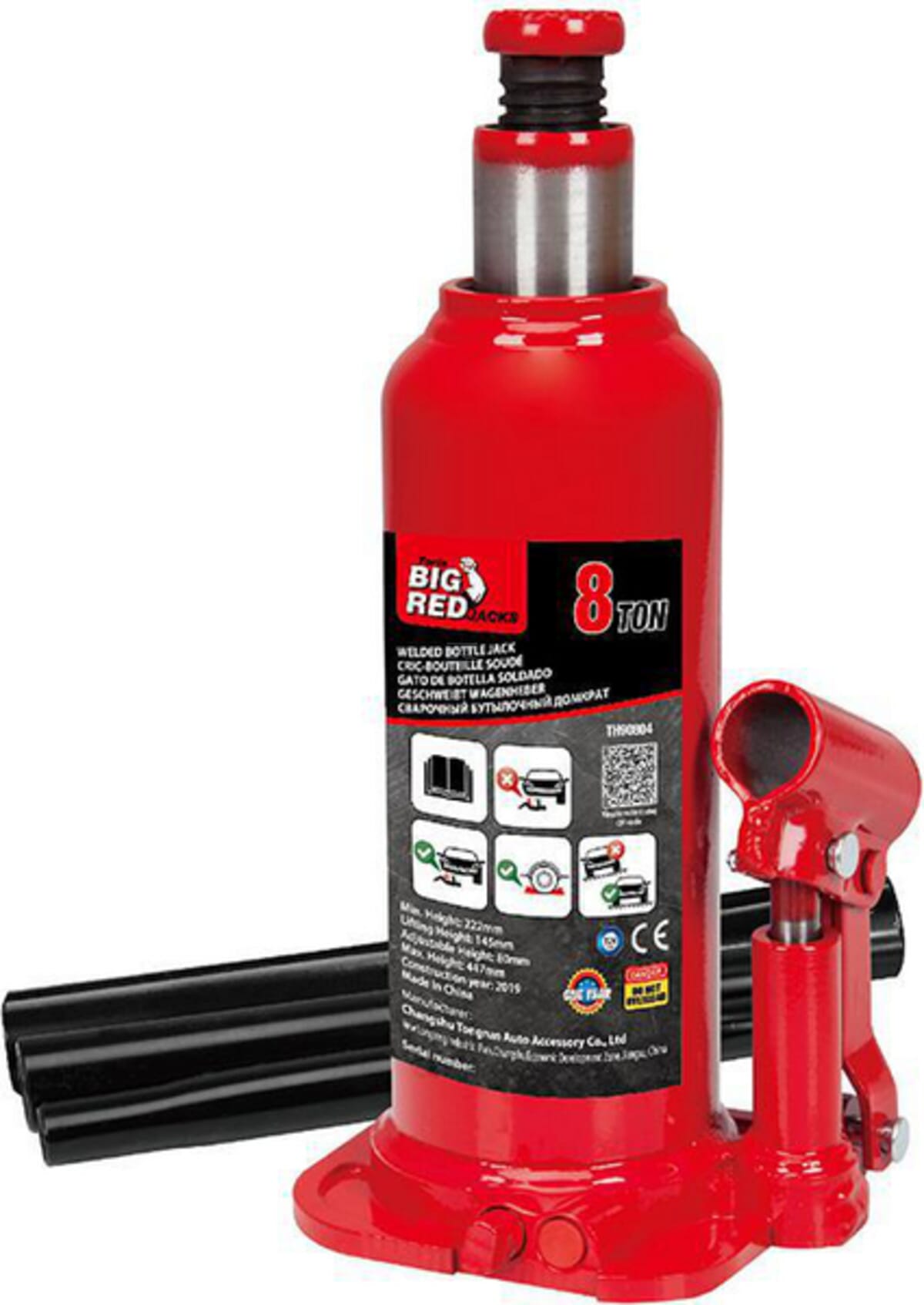 Big Red Hydraulic bottle jacks