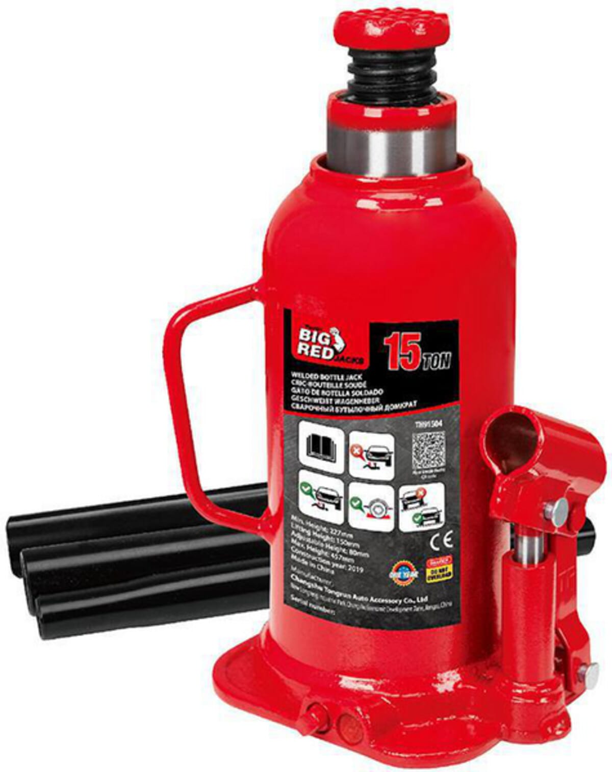 Big Red Hydraulic bottle jacks