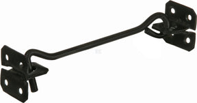 Cabin Hook & Eye - Black Japaned