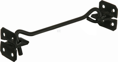 Cabin Hook & Eye - Black Japaned
