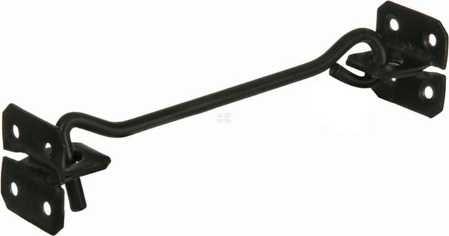 Cabin Hook & Eye - Black Japaned